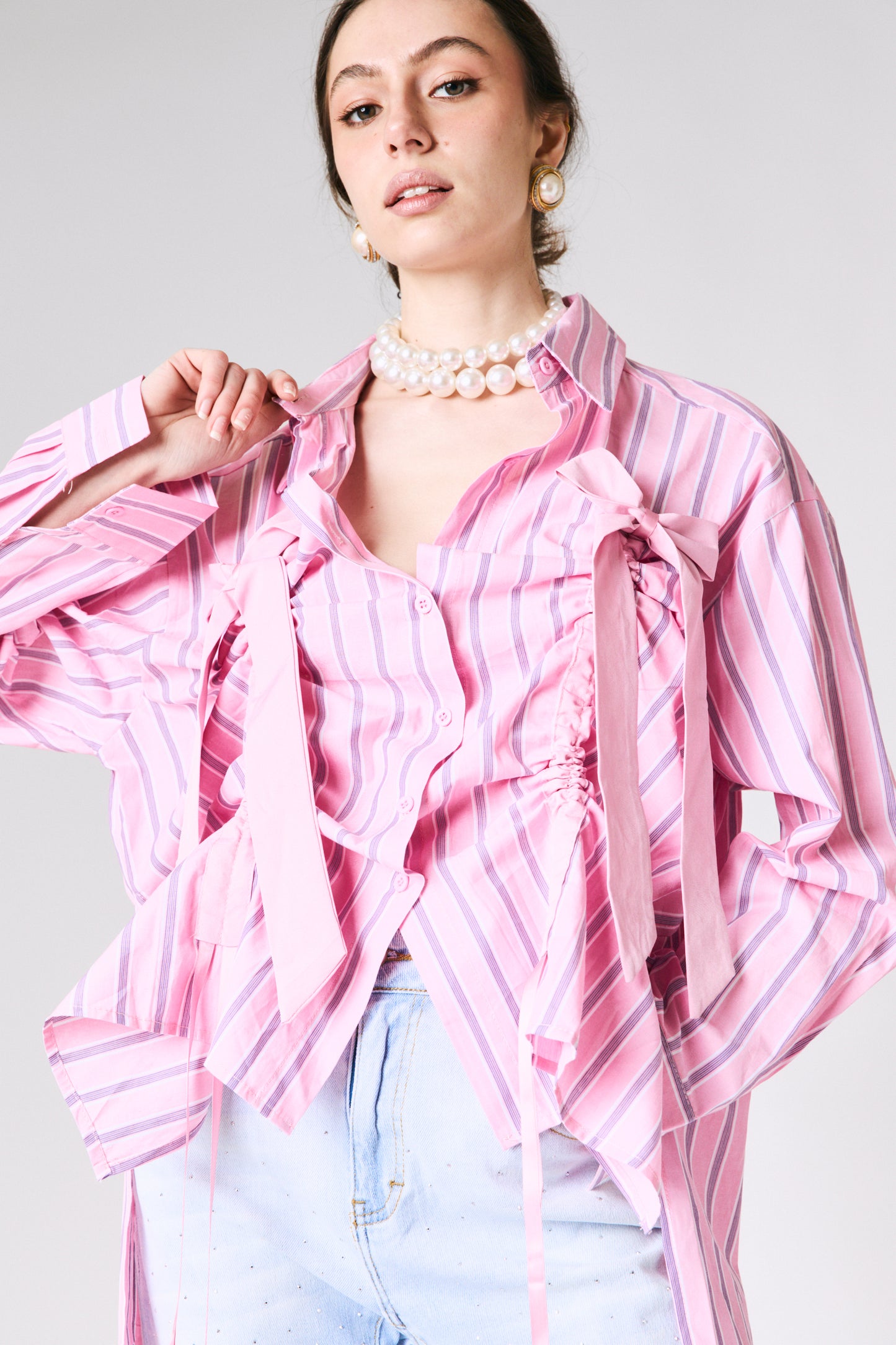 Camicia a fiocchi